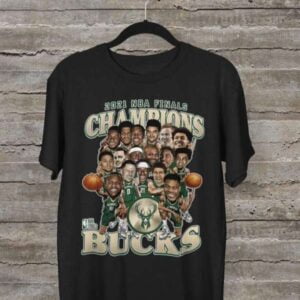 2021 Finals Champions Team Caricature Roster Unisex Graphic T Shirt