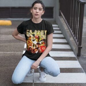 50 Cent Rapper Hip Hop Vintage Print T Shirt