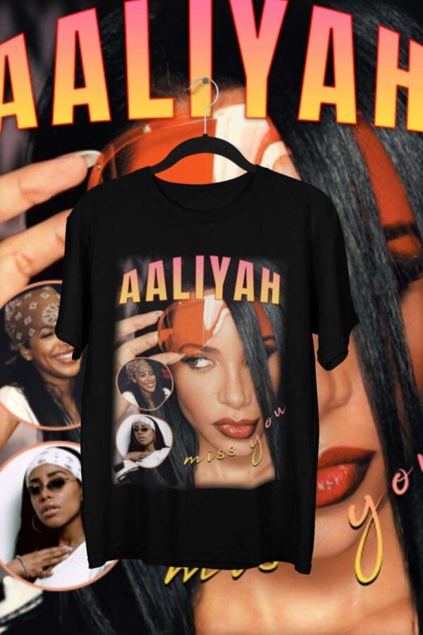 Aaliyah Singer T Shirt Vintage Style