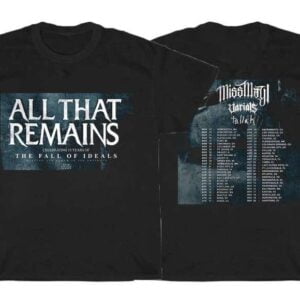 All That Remains The Fall of Ideals Tour 2022 T Shirt