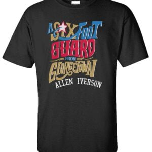 Allen Iverson Philadelphia 76ers T Shirt A Six Foot Guard From Georgetown
