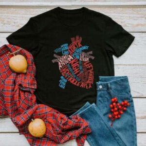 Anatomical Heart Biology Anatomy Medical Graphic T Shirt