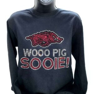 Arkansas Razorback Sooie Rhinestone T Shirt