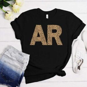 Arkansas T Shirt Leopard