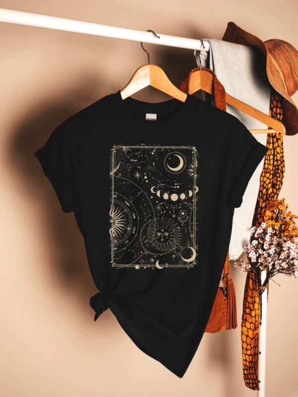 Astrology T Shirt Sun And Moon