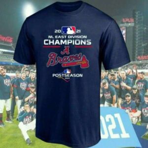Atlanta Braves Baseball National League East Champs Graphic T Shirt