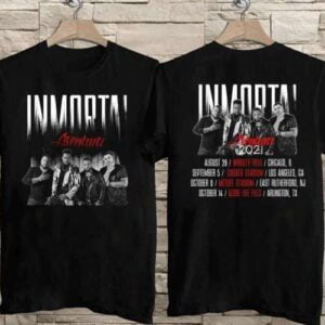 Aventura Inmortal 2021 Tour Graphic T Shirt