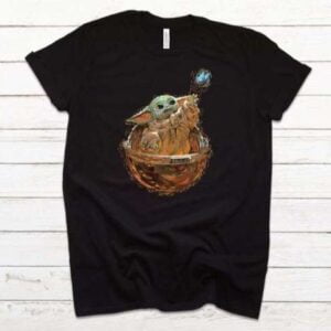 Baby Yoda The Mandalorian Graphic T Shirt