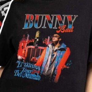 Bad Bunny Tour Vintage Graphic T Shirt