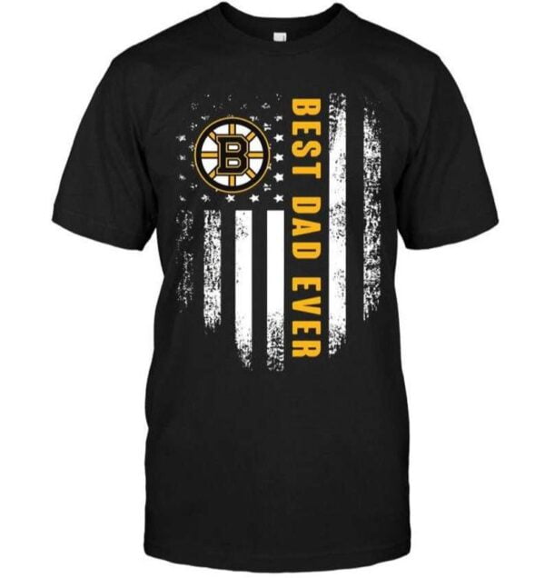 Best Boston Bruins Dad Ever T Shirt