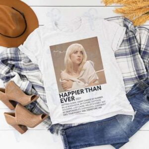 Billie Eilish Happier Than Ever Graphic T Shirt