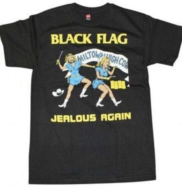 Black Flag T Shirt Jealous Again