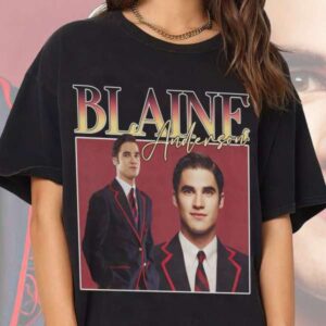 Blaine Anderson Graphic T Shirt Vintage