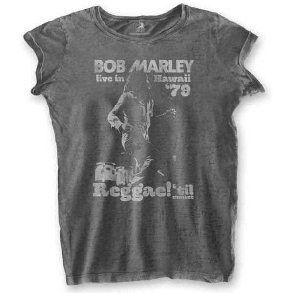 Bob Marley Hawaii Burnout T Shirt