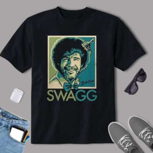 Bob Ross Painters Swagg Graphic T Shirt