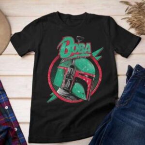 Boba Fett Helmet Graphic T Shirt