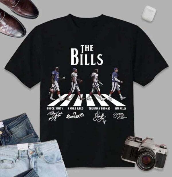 Buffalo Bills Walking Abbey Road Unisex T Shirt
