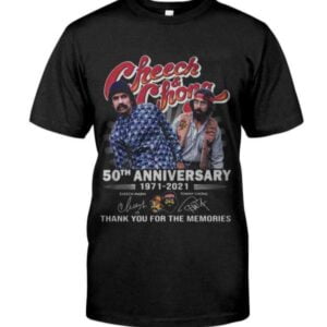 Cheech And Chong 50th Aniversary Graphic T Shirt