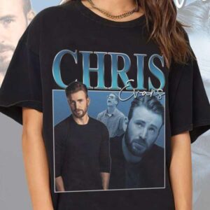 Chris Evans Shirt Caption American Actor