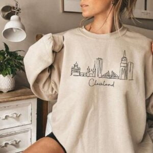 Cleveland Skyline Sweatshirt T Shirt