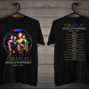 Coldplay Music Of The Spheres American Tour 2022 T Shirt