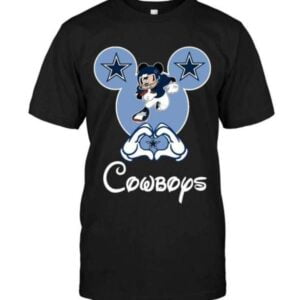 Dallas Cowboys Mickey Mouse Graphic T Shirt