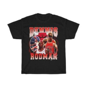 Dennis Rodman Chicago Bulls NBA Championship Graphic T Shirt