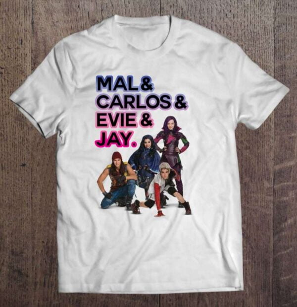 Descendants Evil Mal Carlos Evie Jay T Shirt