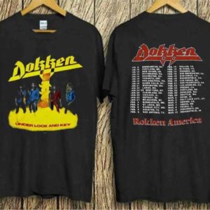 Dokken 1985 Under Lock And Key T Shirt S 5XL