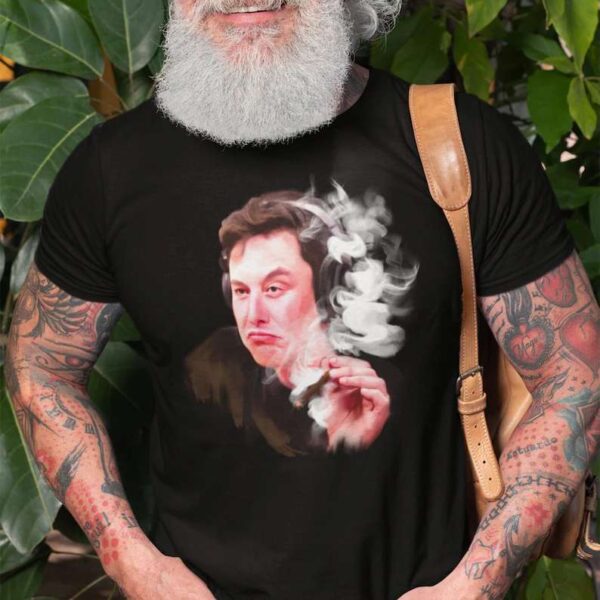 Elon Musk Smoking Weed T Shirt