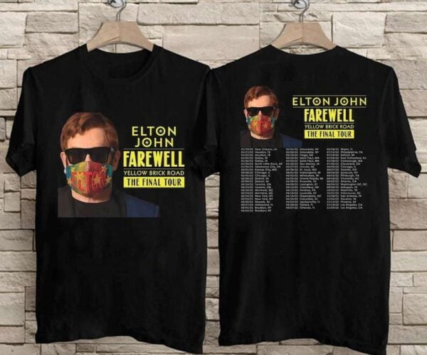 Elton John Farewell Yellow Brick Road The Final Tour 2022 T Shirt