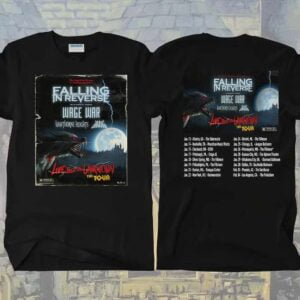 Falling In Reverse Tour 2022 T Shirt Live From The Unknown The Tour 2022