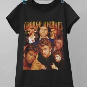George Michael Vintage Print T Shirt
