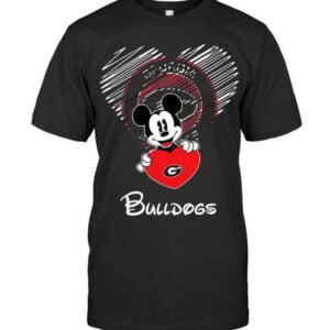 Georgia Bulldogs Mickey Loves T Shirt