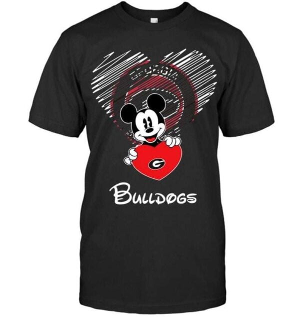Georgia Bulldogs Mickey Loves T Shirt