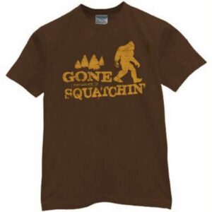 Gone Squatchin Sasquatch Squatching Graphic T Shirt