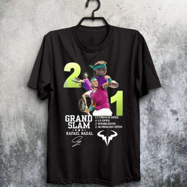 Grand Slam Rafael Nadal Tennis T Shirt
