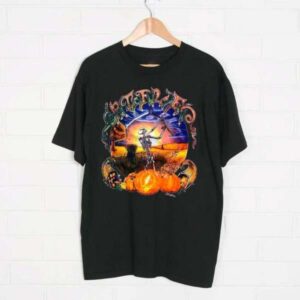 Grateful Dead Nwot 1994 Fall Tour Pumpkins Farm Skeleton Colorway Unisex Graphic T Shirt