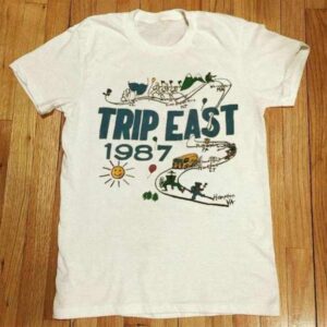 Grateful Dead Trip East Spring Tour 1987 T Shirt S 5XL