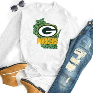 Green Bay Packers Green Leopard T Shirt