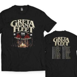 Greta Van Fleet From The Fires Tour 2018 T Shirt S 5XL