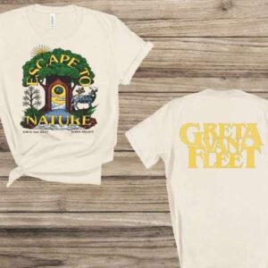 Greta Van Fleet x Parks Project Escape to Nature T Shirt S 5XL