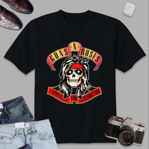 Guns N Roses Rock Band Graphic T Shirt