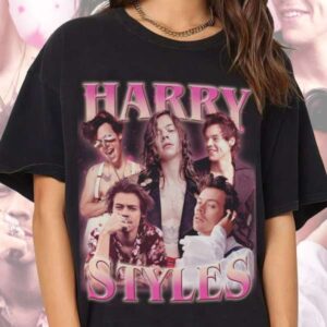 Harry Styles Vintage Retro Graphic T Shirt