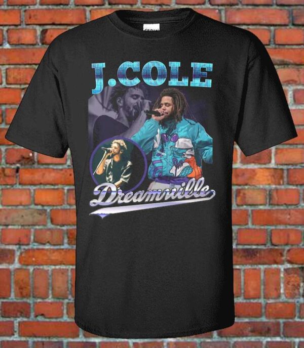 J Cole Rapper T Shirt DreamVille