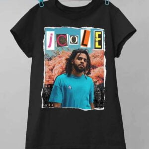 J Cole Scrapbook Effect T Shirt Rapper