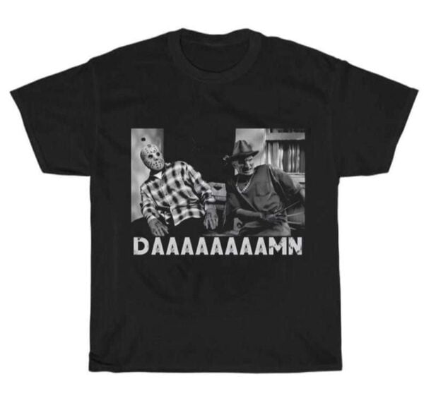 Jason Voorhees And Freddy Krueger Daaaamn T Shirt