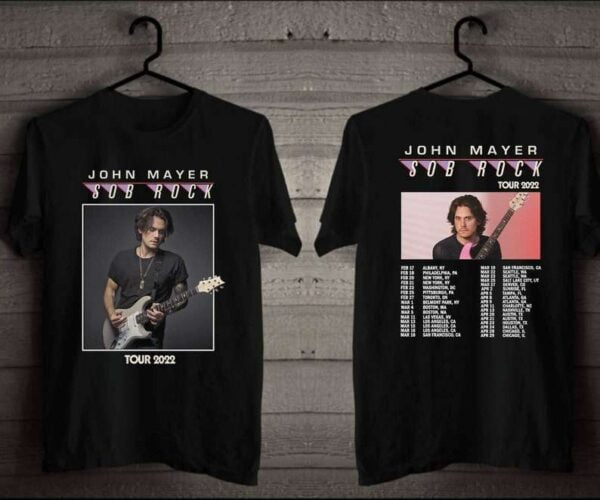 John Mayer Sob Rock America Tour 2022 T Shirt