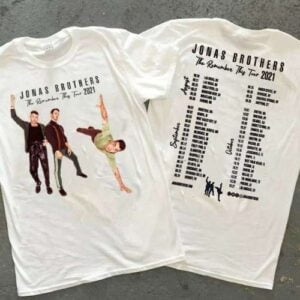 Jonas Brothers The Remember This Tour 2021 T Shirt S 5XL