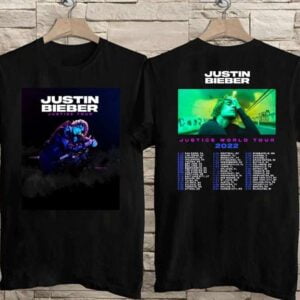 Justin Bieber Justice World Tour 2022 North America T Shirt